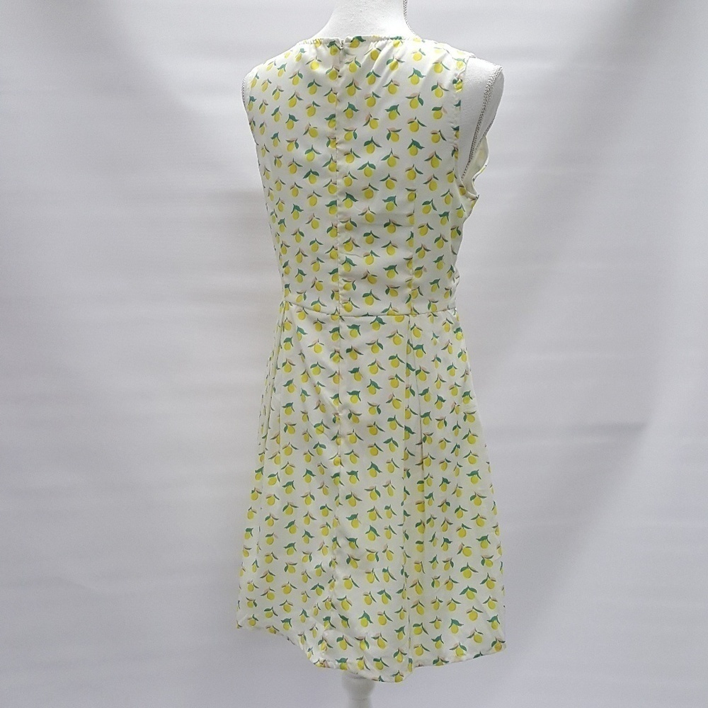 Maison Jules Lemon Dress Size Medium - Picture 2 of 4